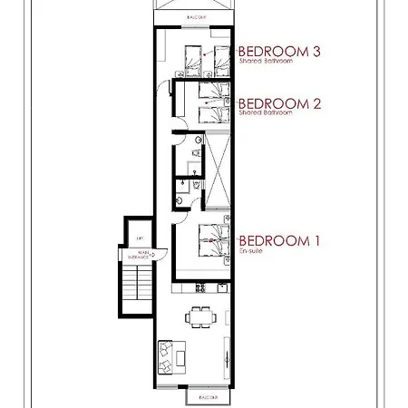 F10 1, Private Double With Private Bathroom In Shared Flat Msida