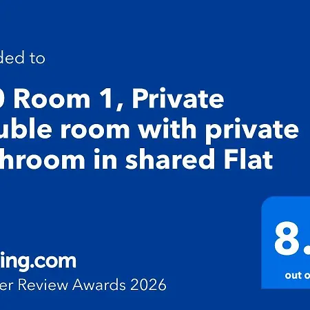 בית אירוח F10 1, Private Double With Private Bathroom In Shared Flat מסידה